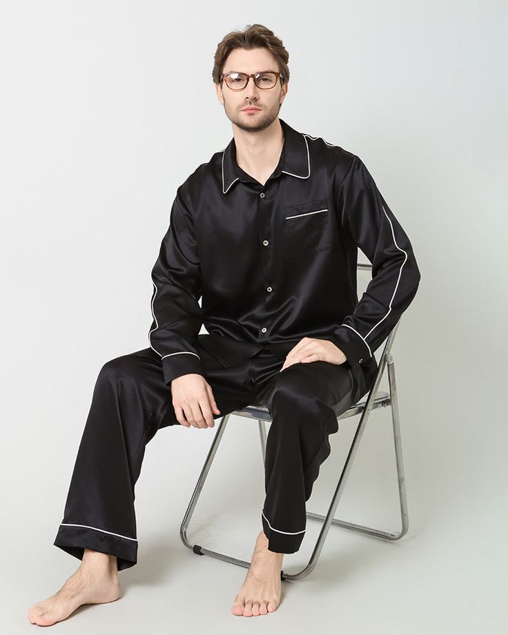Mens Silk Pyjamas