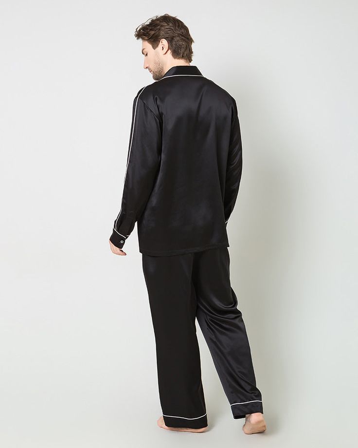Mens Silk Pyjamas